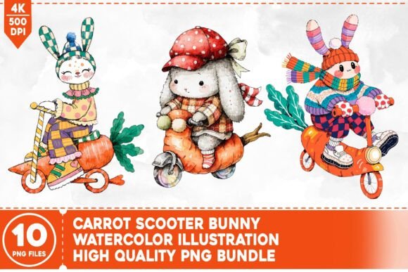 Carrot Scooter Bunny PNG Bundle: Smart Tips for Choosing and Using These Versatile Graphics