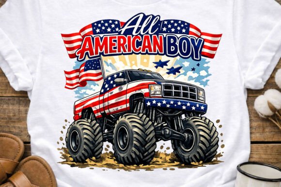Celebrate Independence Day in Style: Mastering the All American Boy PNG Sublimation Design