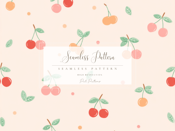 Cherry Seamless Pattern PNG for Kids and Summer Crafts: A Guide to Seasonal Design Applications