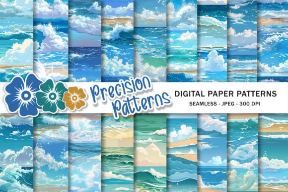 Evaluating Summer Beach Ocean Waves Background for Professional Design Projects