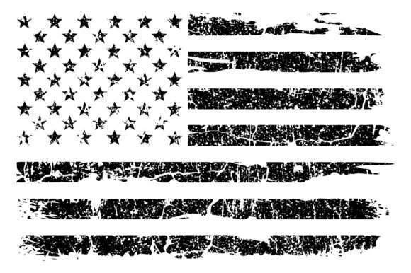 Grunge Distressed American Flag Design: A Bold Expression of Style and Patriotism